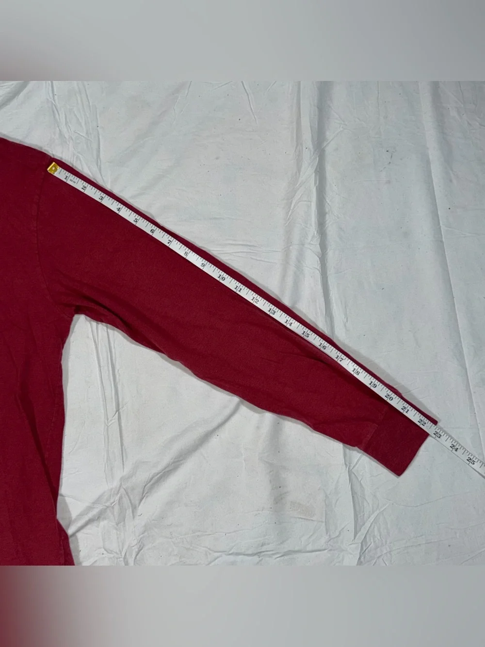 Polo Ralph Lauren Men's Burgundy Long Sleeve Crewneck Pony Tee Small B22